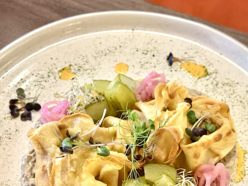 Млинці з куркою та грибами