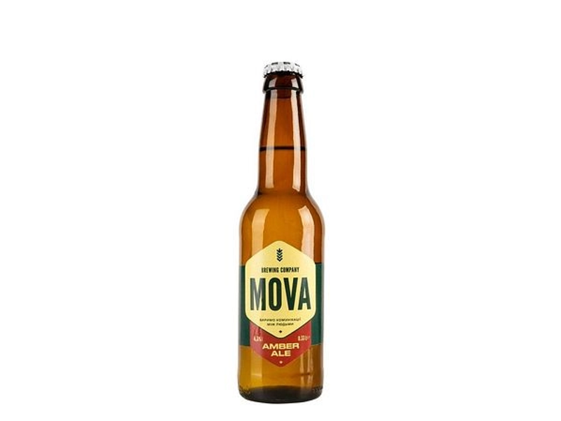 Пиво MOVA Amber Ale світле