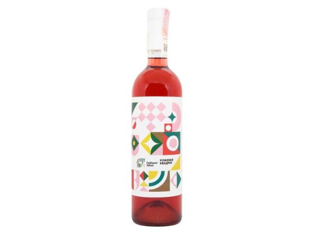 Вино Father's Wine Рожевий квадрат